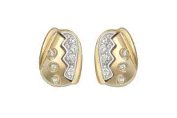 3/10 Carat Diamond 14K Gold Earrings