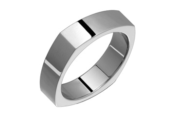 Squared Titanium Ring