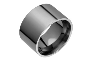 Titanium Flat Comfort Fit Ring