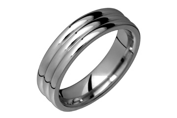 Triple Radii Titanium Ring