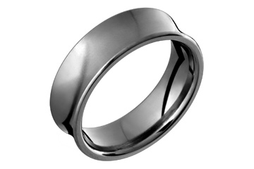 Titanium Concave Shaped Ring
