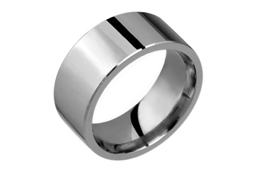Flat Comfort Fit Titanium Ring