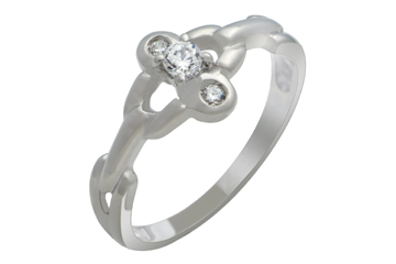 13/100 Carat White Gold Diamond Ring