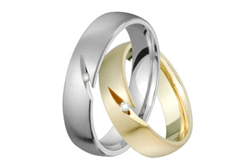 Matching Ladies & Gents Diamond Wedding Band Set